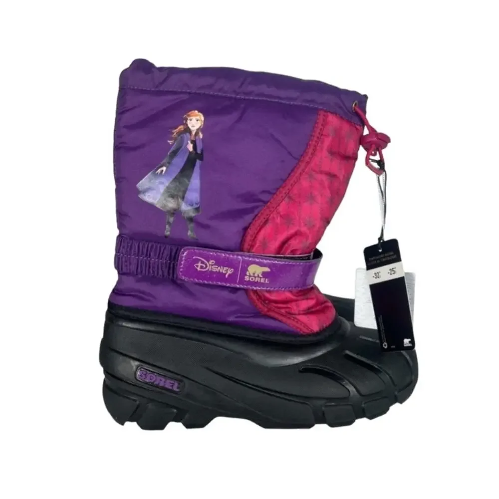 Sorel Disney x Flurry Frozen 2 Winter Boots Big Girl size 5